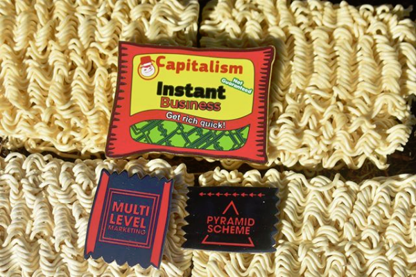 Instant Business Enamel Pin Set Limited Edition 50