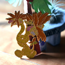Load image into Gallery viewer, " Shiney Warped Alolan Monster" Enamel Pin Collection - Limited Edition Gold Plated Pins with Glitter Variant - Perfect for Collectors and Fans - 3.5 Inches - Back Stamp and Secure Attachment - Order Now!