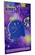Load image into Gallery viewer, Ghost Kirby Enamel Pin Limited Edition
