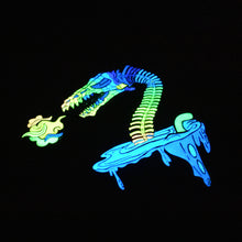 Load image into Gallery viewer, Lochness Monster Limited Edition Pin Sets - Soft Enamel with Epoxy - Collect Before They Disappear - 3-inch Size - Backstamp and Laser Numbering - Includes Matching Vinyl Sticker - Various Designs and Metal Plating - Full Glow, Glitter, and Specialty Options - Order Now