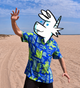 Tiki Mutt Viscose Hawaiian Shirt | Boss Monsta x Cool Koinu Collaboration
