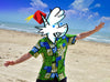 Sharktor Brewery X Hyde Hermit Studio Collaboration Tiki shirt