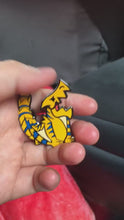 Load and play video in Gallery viewer, Monstie Tigrex Interactive Enamel Pin Limited Edition

