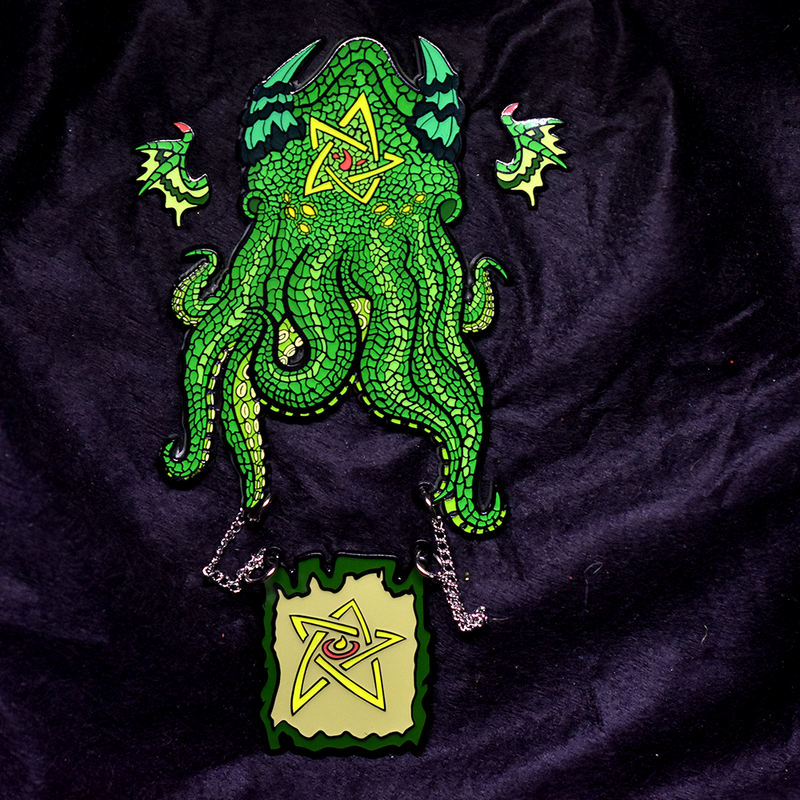 Summoning Cthulhu Enamel Pin SET LIMITED EDITION