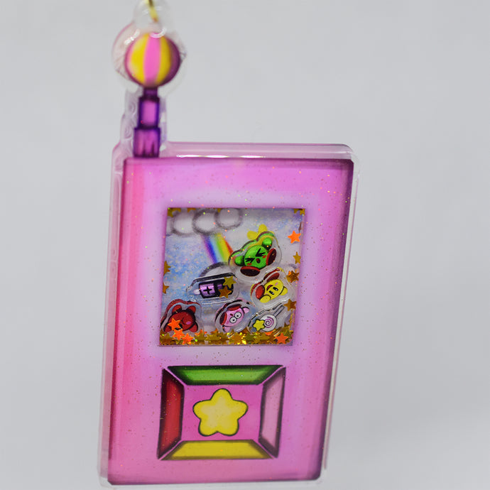 Cell Phone Kirby Shaker Charm