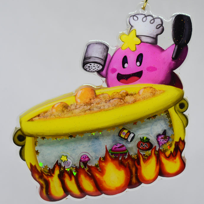 Kirby Cooking Shaker Charm