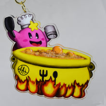 Load image into Gallery viewer, Kirby Cooking Shaker Charm
