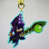 Warped Holographic Toon Dark wizard Charm