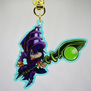 Warped Holographic Toon Dark wizard Charm