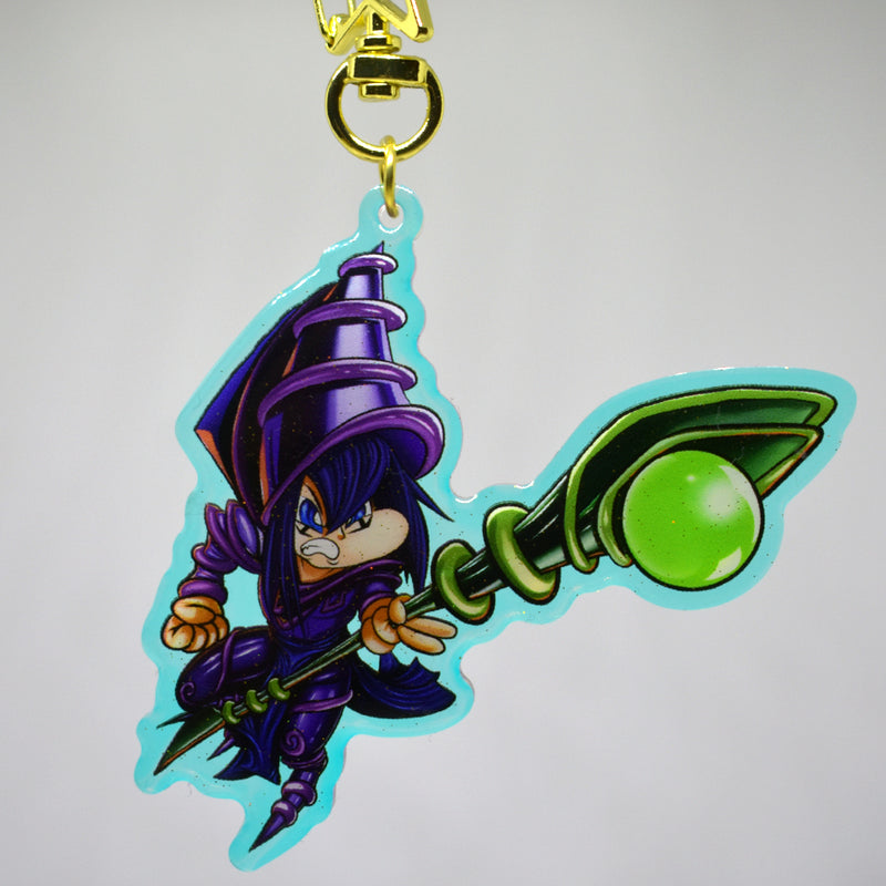 Warped Holographic Toon Dark wizard Charm