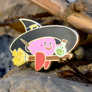 Witch Kirby Enamel Pin Limited Edition